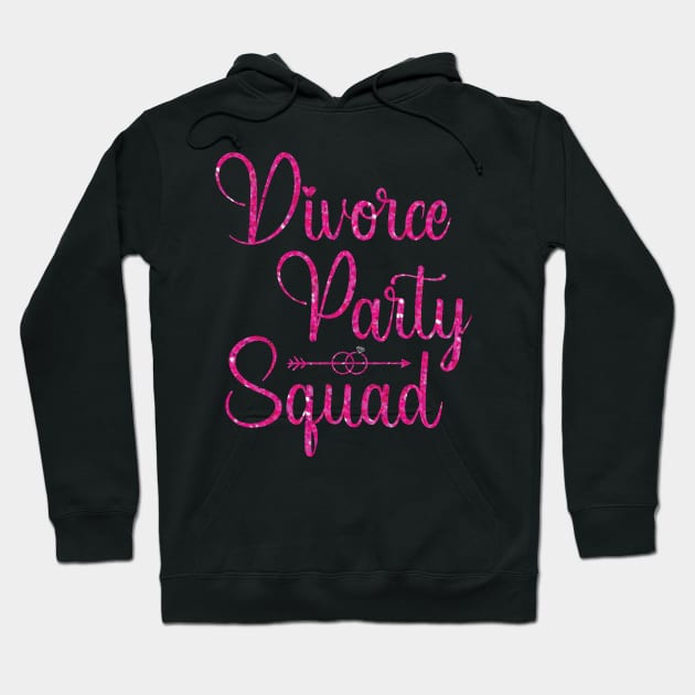 Divorce Party Squad Tee End Of Marriage Divorcement Ex Wife Hoodie by Sowrav